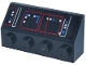 Part No: 3037pb074  Name: Slope 45 2 x 4 with Control Panel, Red Squares and Lines, White and Blue Lights and Buttons Pattern (Sticker) - Set 75419