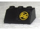 Part No: 3038pb08R  Name: Slope 45 2 x 3 with Yellow '66' in Yellow Circle Pattern Right (Sticker) - Set 8161
