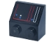 Part No: 3039pb172  Name: Slope 45 2 x 2 with Control Panel, Red and White Lines, Blue Square Buttons and Lights Pattern (Sticker) - Set 75419