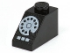 Part No: 3040p02  Name: Slope 45 2 x 1 with White Rotary Phone Dial and Buttons Pattern