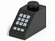 Part No: 3040p33  Name: Slope 45 2 x 1 with Keypad with 9 Large and 3 Small White Buttons Pattern