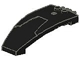 Part No: 30536  Name: Windscreen 8 x 4 x 2 Curved Taper with Locking Dual 2 Fingers
