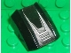 Part No: 30602pb056  Name: Slope, Curved 2 x 2 Lip with Silver Grille Pattern (Sticker) - Set 8656