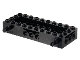 Part No: 30643  Name: Vehicle, Base 4 x 10 x 1 1/3 with 8 x 2 Recessed Center, 4 Pins, Technic Holes
