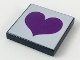 Part No: 3068pb0082  Name: Tile 2 x 2 with Purple Heart on Light Violet Background Pattern