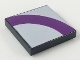 Part No: 3068pb0085  Name: Tile 2 x 2 with Purple Quarter Ring on Light Violet Background Pattern