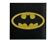 Part No: 3068pb0999  Name: Tile 2 x 2 with Oval Batman Logo Pattern