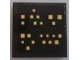 Part No: 3068pb1099  Name: Tile 2 x 2 with Yellow Squares (Windows) Pattern (Sticker) - Set 9515