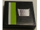 Part No: 3068pb1132  Name: Tile 2 x 2 with Lime and White Stripe on Black Background and Air Intake Pattern (Sticker) - Set 8154