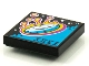 Lot ID: 251566794  Part No: 3068pb1597  Name: Tile 2 x 2 with BeatBit Album Cover - Clock Reentering Atmosphere Pattern