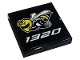 Part No: 3068pb1935  Name: Tile 2 x 2 with Angry Bee and White '1320' Pattern (Sticker) - Set 76904