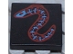 Part No: 3068px12  Name: Tile 2 x 2 with Blue and Red Eel Pattern