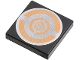 Part No: 3068px14  Name: Tile 2 x 2 with Silver and Copper Circular Pattern