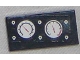 Part No: 3069pb0291  Name: Tile 1 x 2 with Rivets and 2 White Gauges Pattern (Sticker) - Set 4841