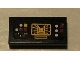 Part No: 3069pb0386  Name: Tile 1 x 2 with Buttons and Screen with SW Trench Pattern (Sticker) - Set 10240