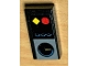 Part No: 3069pb0838  Name: Tile 1 x 2 with Gauges and Red and Yellow Buttons Pattern (Sticker) - Set 42078