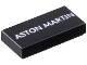 Part No: 3069pb1366  Name: Tile 1 x 2 with White 'ASTON MARTIN' Pattern
