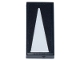 Part No: 3069pb1437  Name: Tile 1 x 2 with White Triangle Pattern (Sticker) - Set 77250