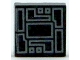 Part No: 3070pb123  Name: Tile 1 x 1 with Silver Circuitry Pattern