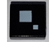 Part No: 3070pb126  Name: Tile 1 x 1 with 2 White Squares Pattern (BrickHeadz Square Eye)