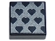 Lot ID: 372218120  Part No: 3070pb274  Name: Tile 1 x 1 with Hearts on Dark Silver Background Pattern
