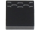 Part No: 3070pb376  Name: Tile 1 x 1 with Dark Silver Air Vent Grille Pattern