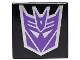 Part No: 3070pb380 Name: Tile 1 x 1 with Dark Purple and Silver Transformers Decepticon Logo Pattern Part No: 3070pb380 Name: Tile 1 x 1 with Dark Purple and Silver Transformers Decepticon Logo Pattern