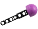 Part No: 32133ac02  Name: Projectile Arrow, Liftarm Shaft with Solid Purple Rubber End