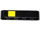 Part No: 32316pb022  Name: Technic, Liftarm Thick 1 x 5 with Yellow Square Pattern on End (Sticker) - Set 42053