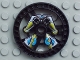 Part No: 32351pb01  Name: Technic, Disk 5 x 5 with Scout RoboRider Talisman Wheel Pattern