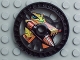 Part No: 32355pb01  Name: Technic, Disk 5 x 5 with Driller RoboRider Talisman Wheel Pattern