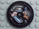 Part No: 32362pb01  Name: Technic, Disk 5 x 5 with Chain-Saw RoboRider Talisman Wheel Pattern