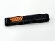 Part No: 32524pb054R  Name: Technic, Liftarm Thick 1 x 7 with Orange Tread Plate Pattern Model Right Side (Sticker) - Set 42081