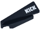 Part No: 3388pb05  Name: Wedge 5 x 1 x 1 1/3 with 4 x 1 Base Left with White 'KICK' Logo Pattern (Sticker) - Set 77247