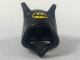 Part No: 34736pb01  Name: Minifigure, Headgear Hood with Bat Ears with Bat on Yellow Oval Pattern