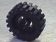 Part No: 3482c02  Name: Wheel with Split Axle Hole with Black Tire 30 x 10.5 Offset Tread (3482 / 2346)