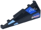 Part No: 3505pb06  Name: Wedge 5 x 2 Right with Blue and Bright Light Blue Stripes and White 'RENAULT E-TECH' and Red and Green 'Castrol' Logos Pattern (Stickers) - Set 77248