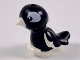Part No: 35074pb04 Name: Bird, Friends Style, Feet Joined with Molded White Beak, Feathers and Toes and Printed Eyes and White Eye Patches Pattern Part No: 35074pb04 Name: Bird, Friends Style, Feet Joined with Molded White Beak, Feathers and Toes and Printed Eyes and White Eye Patches Pattern