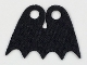 Part No: 36109  Name: Minifigure Cape Cloth, Short, Scalloped 5 Points (Batman), Tear-Drop Neck Cut - Spongy Stretchable Fabric