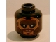 Part No: 3626pb1478  Name: Minifigure, Head Balaclava with Face Hole, Nougat Face with Brown Beard, Black Eyes with Pupils Pattern (Foot Soldier)