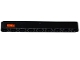 Part No: 40490pb031R  Name: Technic, Liftarm Thick 1 x 9 with Orange Direction Indicator Pattern Model Right Side (Sticker) - Set 42053