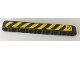 Part No: 40490pb043R  Name: Technic, Liftarm Thick 1 x 9 with Warning Sign and Black and Yellow Danger Stripes Pattern Model Right Side (Sticker) - Set 42082