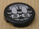 Part No: 4150pb067  Name: Tile, Round 2 x 2 with Gray and Black Machinery Pattern (Sticker) - Set 8634