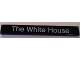Part No: 4162pb051  Name: Tile 1 x 8 with 'The White House' Pattern