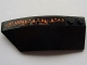 Part No: 41750pb009  Name: Wedge 8 x 3 x 2 Open Left with Long Orange Claw Pattern (Sticker) - Set 8076