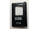 Part No: 4182pb079  Name: Door 1 x 4 x 5 Train Right with 'DSB 7715' Pattern (Sticker) - Set 7715