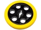 Part No: 4185c02  Name: Technic Wedge Belt Wheel (Pulley) with Yellow Technic Wedge Belt Wheel Tire (4185 / 2815)