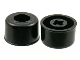 Part No: 41865  Name: Wheel Small Wide Hard Plastic Slick, Hole Notched for Wheels Holder Pin