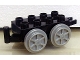 Part No: 4195c04  Name: Duplo, Train Base 2 x 4 with Pearl Light Gray Wheels