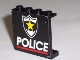 Part No: 4215pb002  Name: Panel 1 x 4 x 3 with Police Red Line and Yellow Star Badge Pattern (Sticker) - Set 6348
